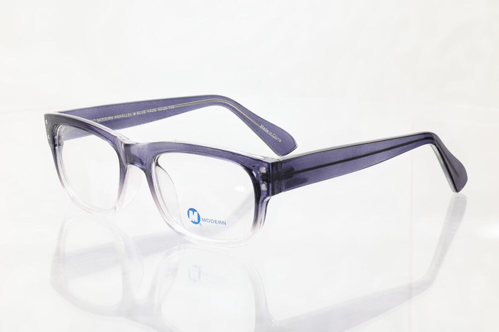 Modern Parallel Blue Fade 53-20-145mm Eyeglass FRAMES ONLY - NEW/WITHOUT TAGS